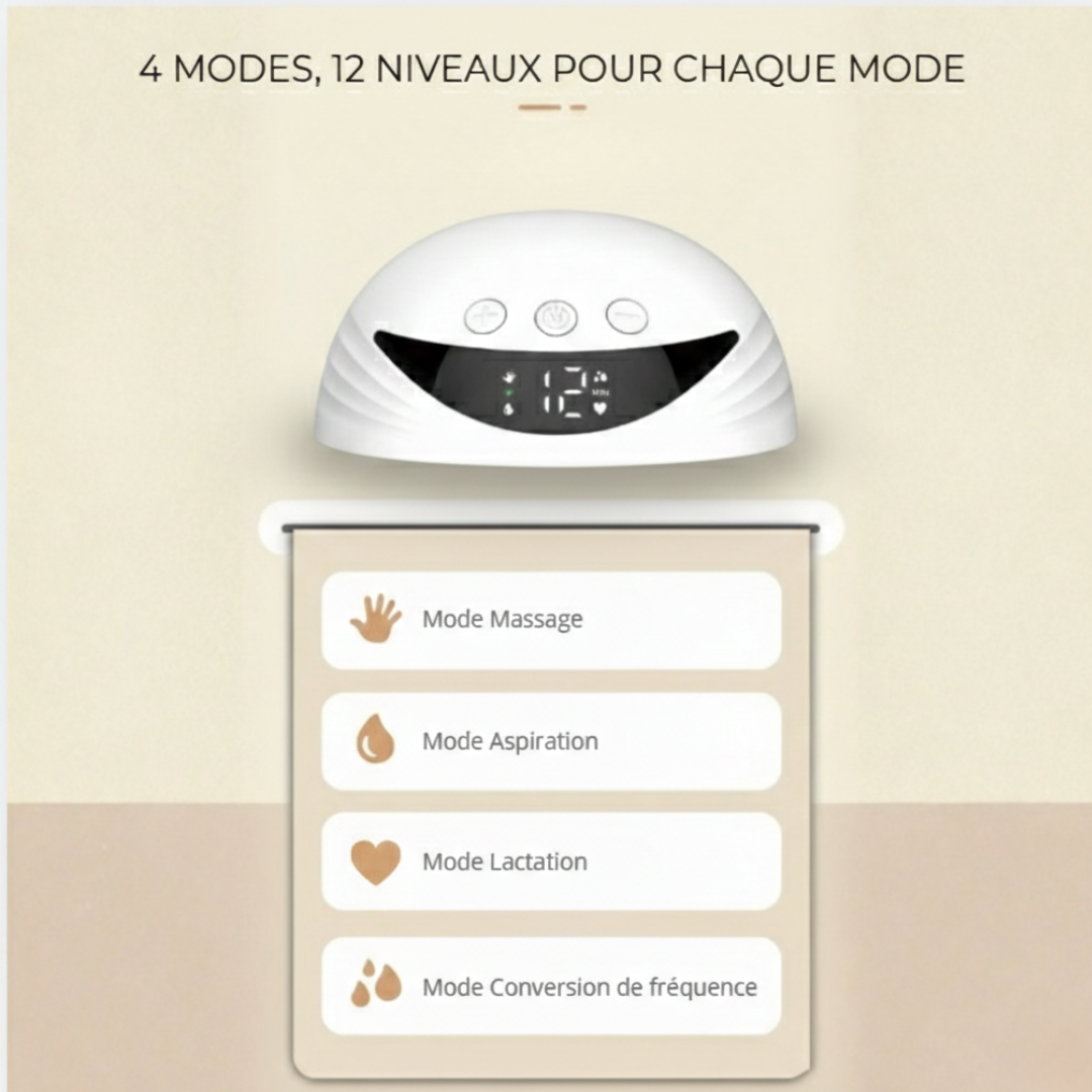 MomaFlow™ - Le Tire-Lait Invisible & Mains-Libres