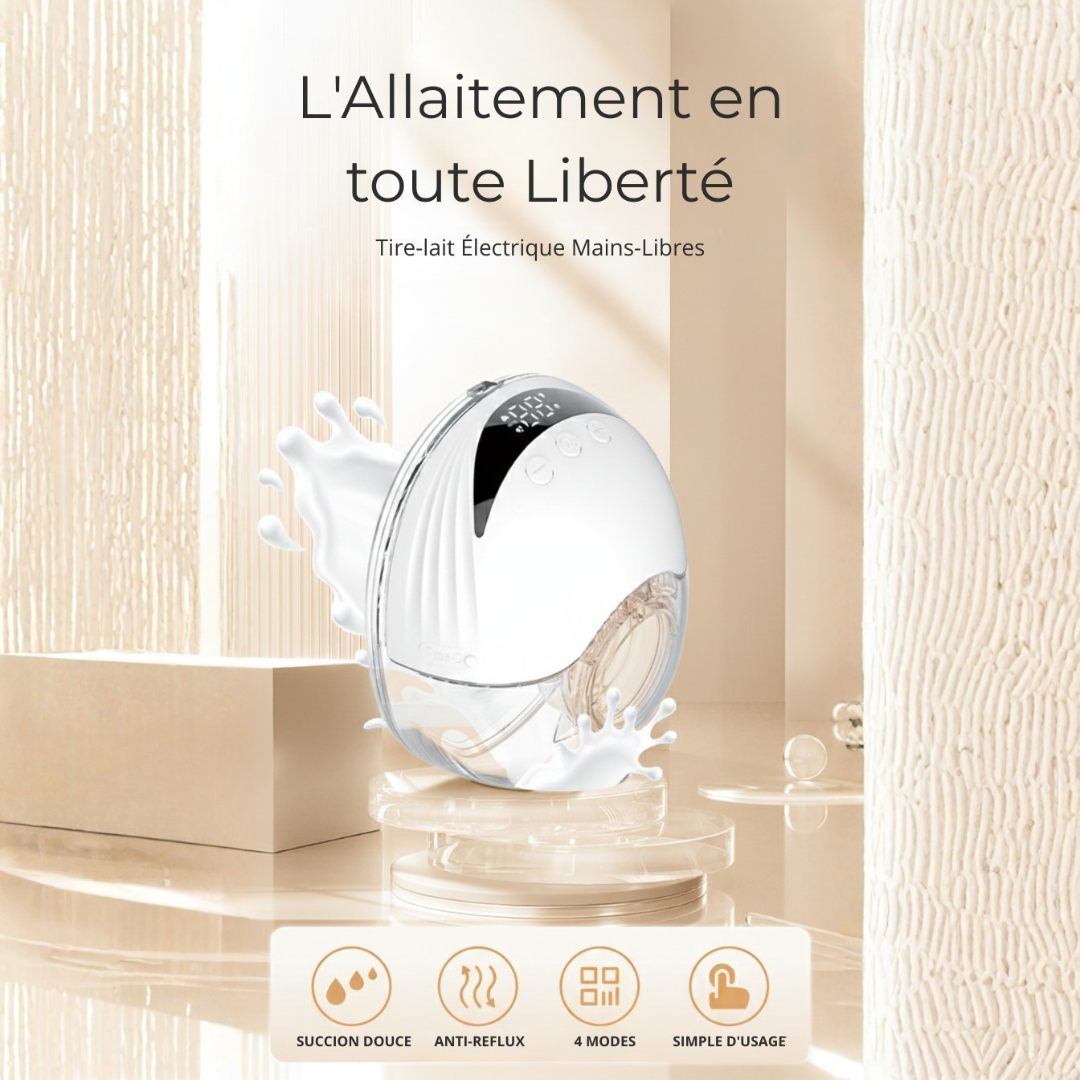 MomaFlow™ - Le Tire-Lait Invisible & Mains-Libres